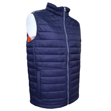 Жилет J-01 зимний (синий/оранжевый)
