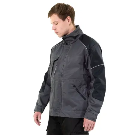 Куртка Brodeks KS 203 (серый/черный)