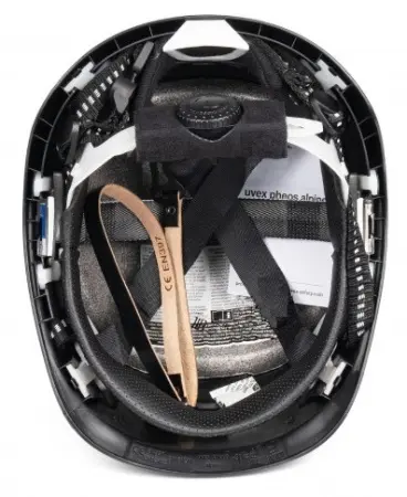 Каска защитная UVEX ФЕОС АЛПАЙН с храповиком (черный)