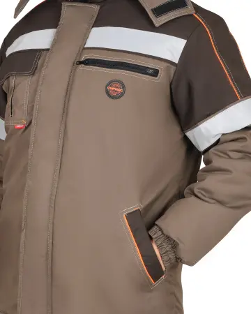 Костюм СИРИУС-РОДОС-РОСС СОП зимний с БР (св.коричневый/т.коричневый)