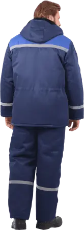 Костюм ЗИМА зимний СОП с БР (т.синий/василёк)