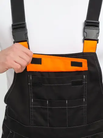 Костюм ВИВАТ-2 ПРЕМИУМ CH МВО с ПК (черный/оранжевый)