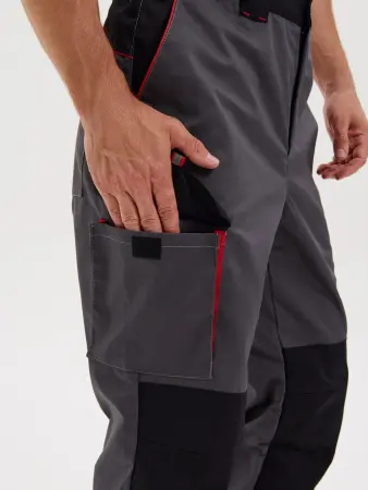 Костюм КОСТА с БР (серый/чёрный/красный)