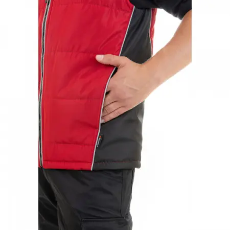 Жилет BRODEKS KW 101 зимний (красный)