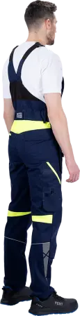 Полукомбинезон ACTIVE FLEX / АКТИВ ФЛЕКС (т.синий/флуоресцентный желтый)