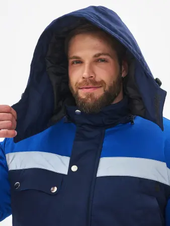 Костюм СИБЕР-ПРЕМИУМ СОП IMP зимний с ПК (т.синий/васильковый)