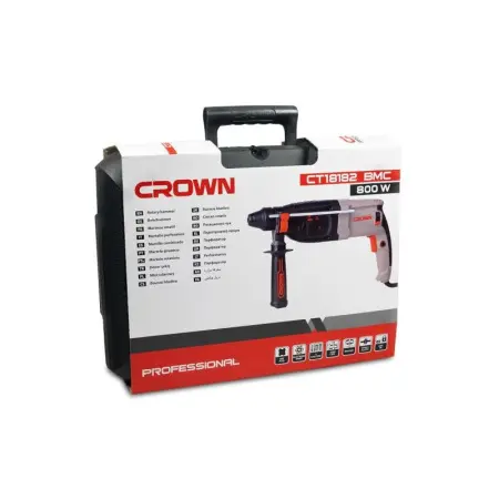 Перфоратор CROWN CT18182 BMC SDS PLUS 800Вт 2,8Дж