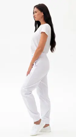 Брюки ДЖУЛИЯ (белый) женские медицинские