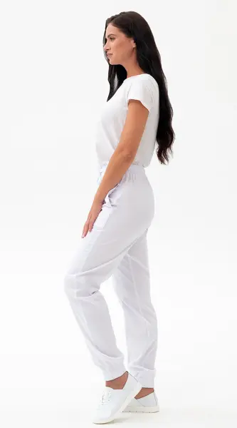 Брюки ДЖУЛИЯ (белый) женские медицинские