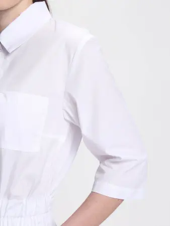 Халат MEDLINE СИМПЛ-004 женский (белый) женские медицинские