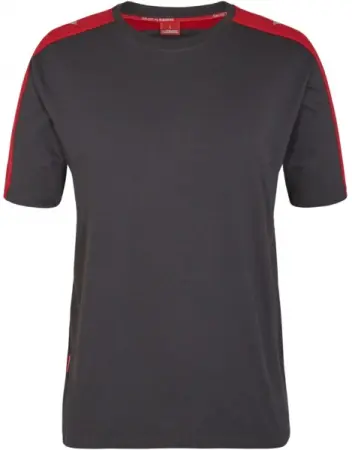Футболка ENGEL 9810-141 (серый/красный) Футболка ENGEL 9810-141 (серый/красный)