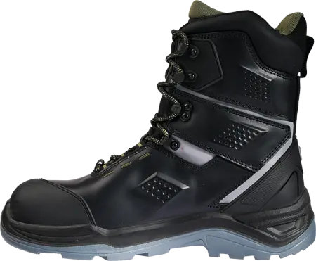 Ботинки VERT ПУ/ТПУ высокий берец кожаные с КП и КС (черный)