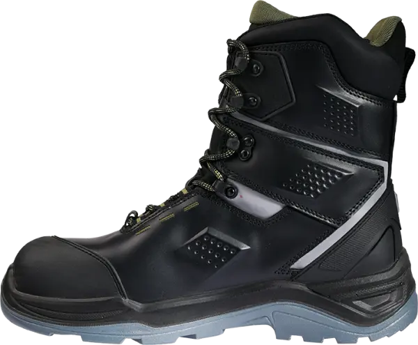 Ботинки VERT ПУ/ТПУ высокий берец кожаные с КП и КС (черный)