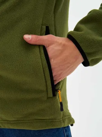 Толстовка H23010 флисовая (хаки)