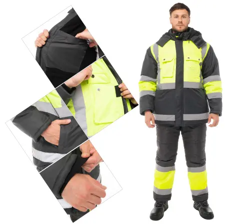 Куртка ИТР с СОП (т.серый)