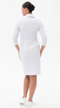 Халат ЛИМА женский (белый) женские медицинские