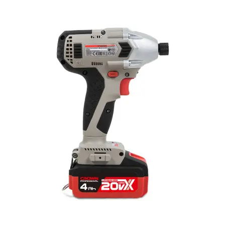 Аккумуляторный ударный винтоверт CROWN CT22021HX-4 TB 20В B3+ 2х4.0Ач 320 Нм