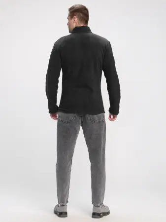 Куртка ТАЙФУН флис (черный)