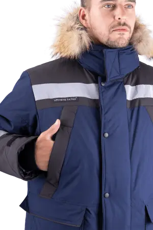 Костюм УРАГАН-УЛЬТРА с ПК зимний (т.синий/черный)