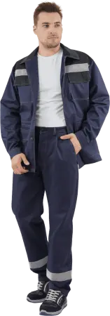 Костюм АРТЕЛЬ с БР (т.синий/черный)