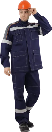 Костюм МЕГАСТАТОЙЛ с БР (т.синий/серый/оранж)