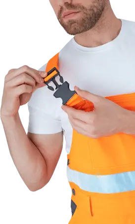 Костюм РЕФЛЕКТ-2 сигнальный с ПК (оранжевый/серый)