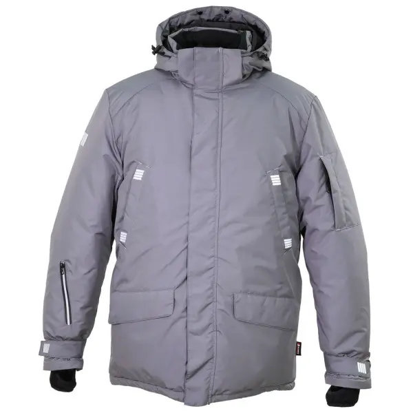 Парка Brodeks KW 204 зимняя (серый) Парка Brodeks KW 204 зимняя (серый)