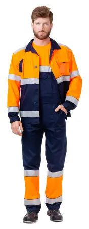 Костюм мужской летний сигнальный «Магистраль ULTRA»