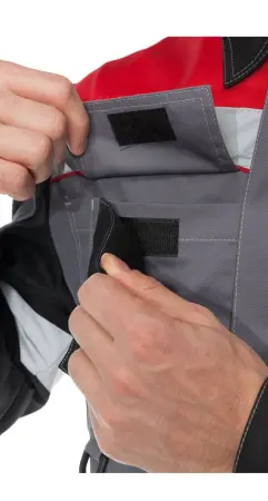 Куртка ВИВАТ (серый/красный/черный)