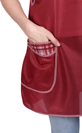 Фартук ХОЗЯЮШКА нейлоновый (бордовый)