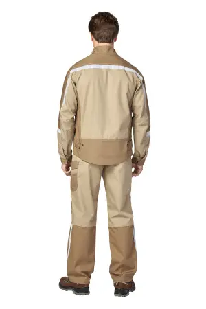 Костюм ФИЛИГИР с БР (бежевый/т.бежевый)