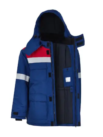 Костюм ЭНЕРГИЯ АРАМИД АЗ-27 с ПК (т.синий/красный)