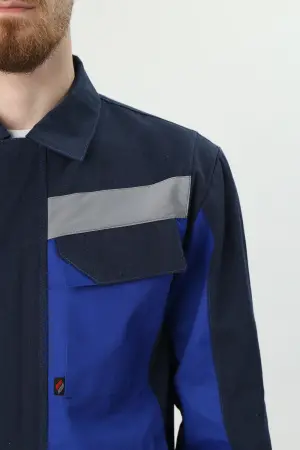 Костюм ВИРАЖ-1 с БР (т.синий/васильковый)