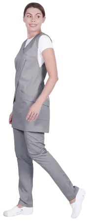 Униформа ВУППИ женская фартук брюки (серый)