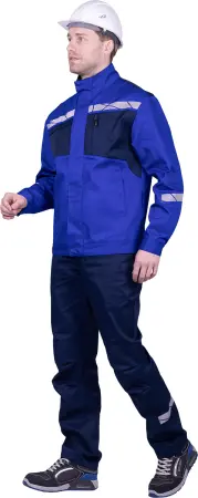 Куртка СТРОНГ (васильковый/т.синий)