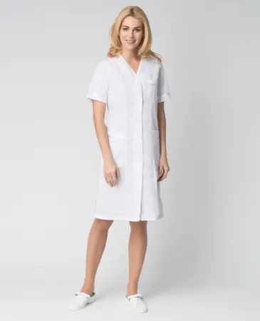 Халат СВЕТЛАНА женский (белый) женские медицинские