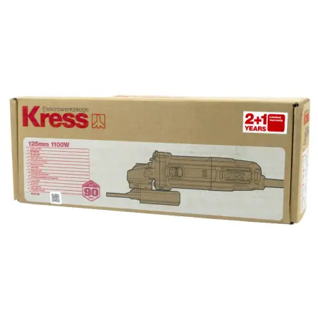 Угловая шлифовальная машина KRESS KU712 1100Вт 125мм