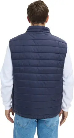 Жилет ДЕМИ стеганый зимний (т.синий)