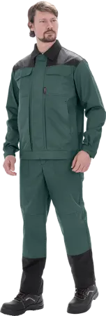 Костюм ТЕХНИК 2 с ПК (т.зеленый/черный)