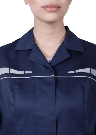 Костюм ОПЕРАТОР женский с БР (т.синий)