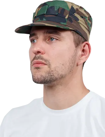 Кепка ЛЕС (кмф/зеленый)