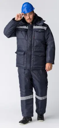 Костюм зимний Мастер (Оксфорд) п/к, темно-синий