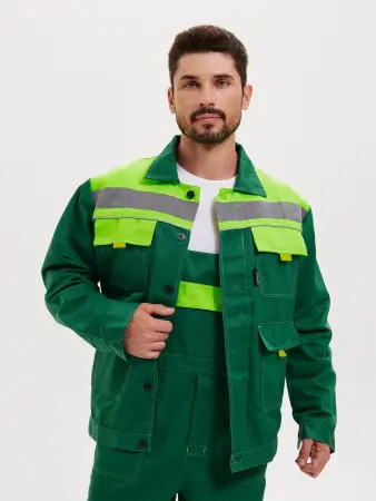 Костюм НОВА с СОП с ПК (зелёный/лимон)