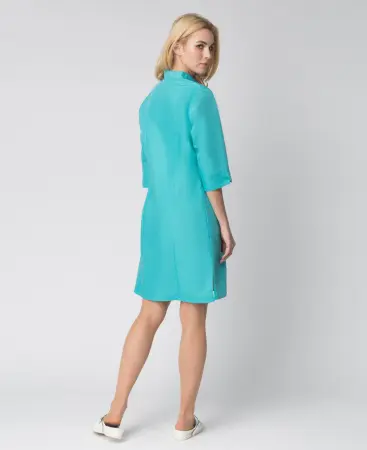 Халат ЛИРА женский медицинский (бирюзовый) женские медицинские