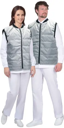 Жилет СИРИУС-МИШЛЕН зимний (серый)