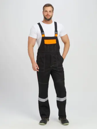 Костюм ВИВАТ-2 ПРЕМИУМ CH МВО с ПК (черный/оранжевый)