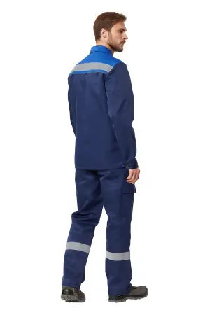 Костюм ПРАКТИК 2 с ПК (василек/т.синий)