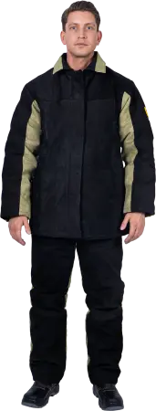 Костюм сварщика комбинированный спилок/брезент утепленный 2.6