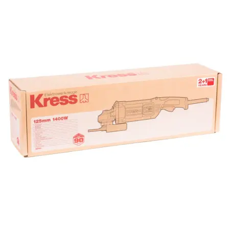 Угловая шлифовальная машина KRESS KU721 1400Вт 125мм