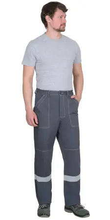 Брюки из антиэлектростатической ткани МВО (серый)